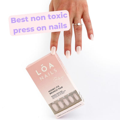 Non-toxic press-on nails exist!