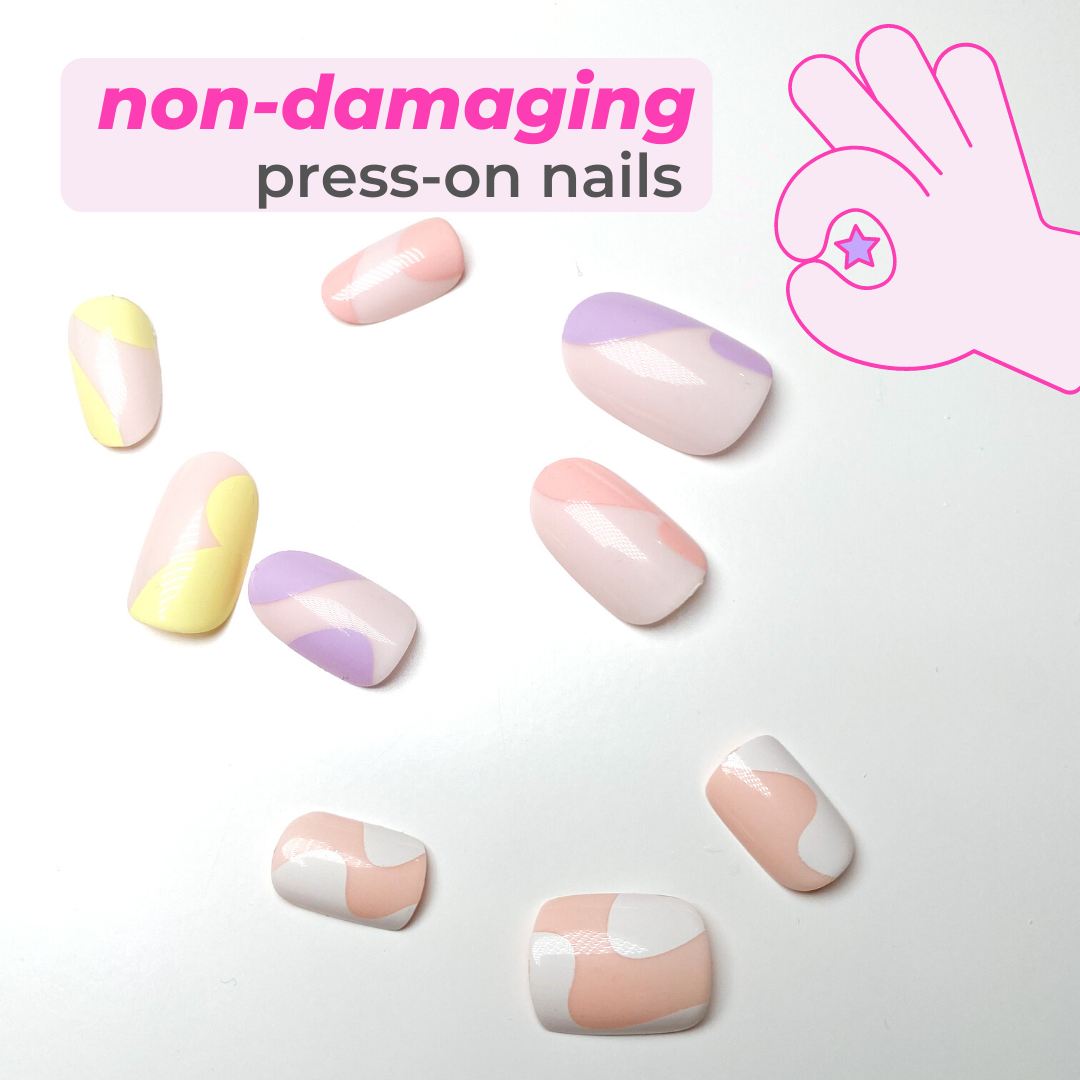 What type of nails are least damaging?