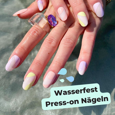 Sind Press-On Nägel wasserfest?