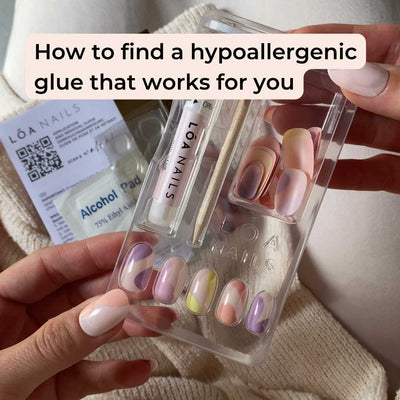 Is there hypoallergenic nail glue?