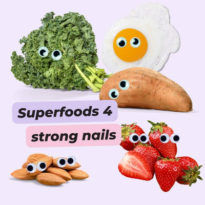 5+ super foods for stronger and healthier nails